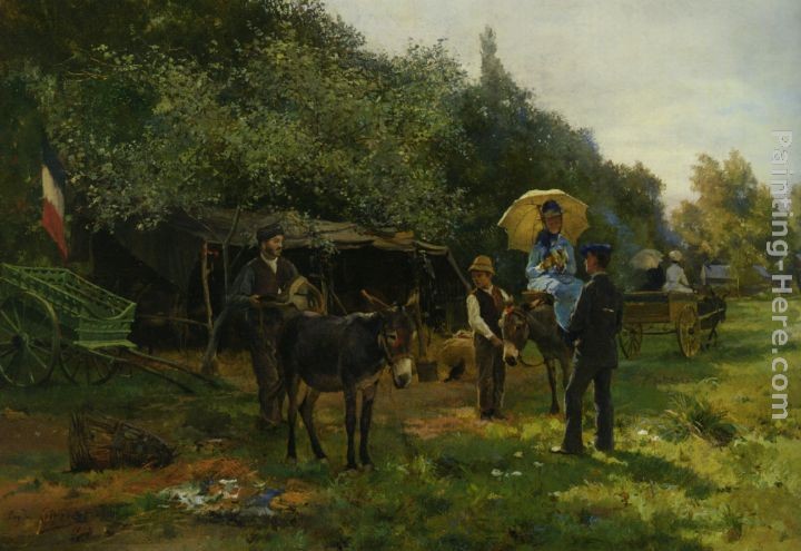Eugene-Alexis Girardet Excursion d'ete